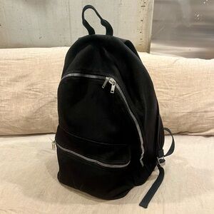 Rick Owens FW17 DRKSHDW Embroidered Logo Grossgrain Backpack